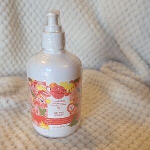 Scentsy Coconut Daiquiri Hand Soap - White and Coral